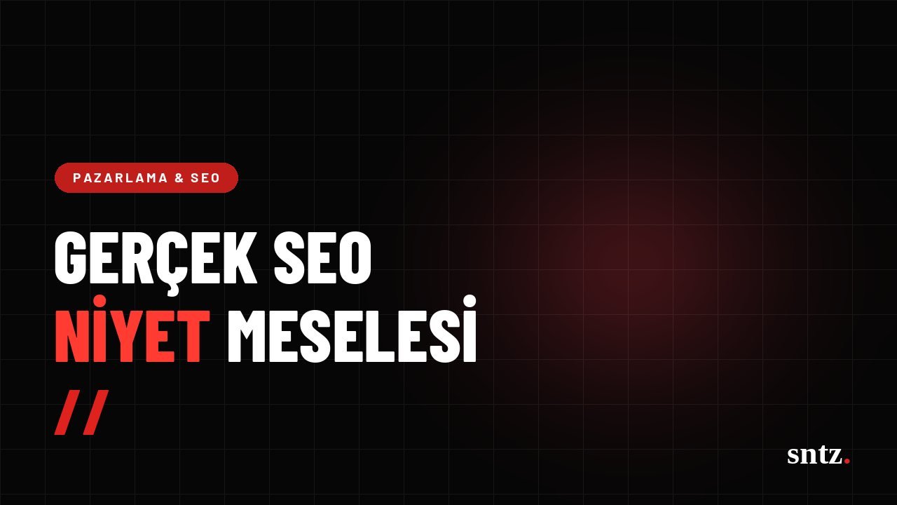 SEO bir kelime oyunu değildir